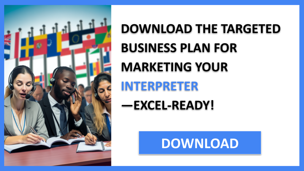 Business Plan Example for Interpreter - Interpreter Marketing Plan- CTA2