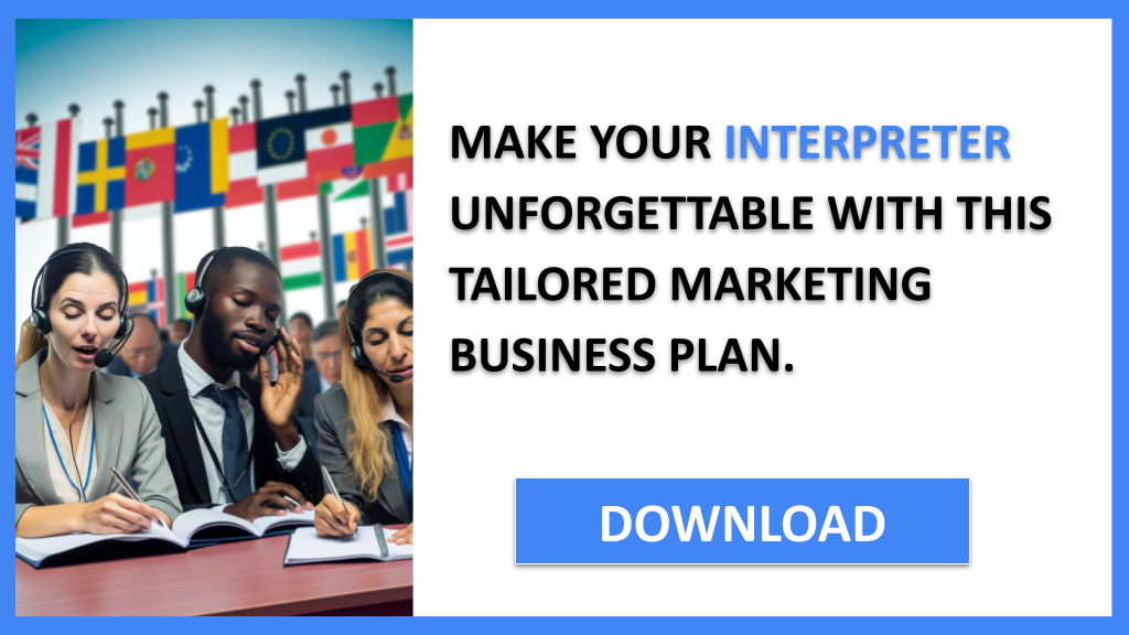 Business Plan Example for Interpreter - Interpreter Marketing Plan- CTA3