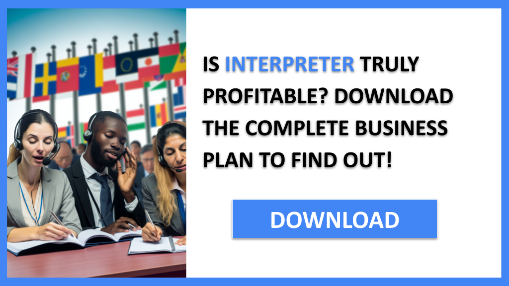 Business Plan Example for Interpreter - Interpreter Profitability- CTA1