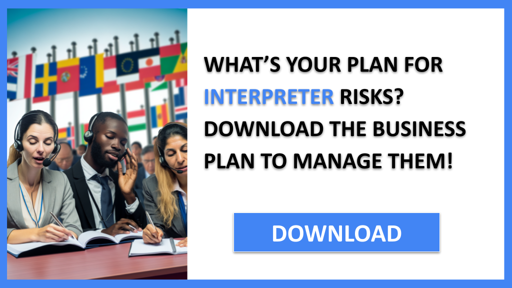 Business Plan Example for Interpreter - Interpreter Risk Management- CTA1