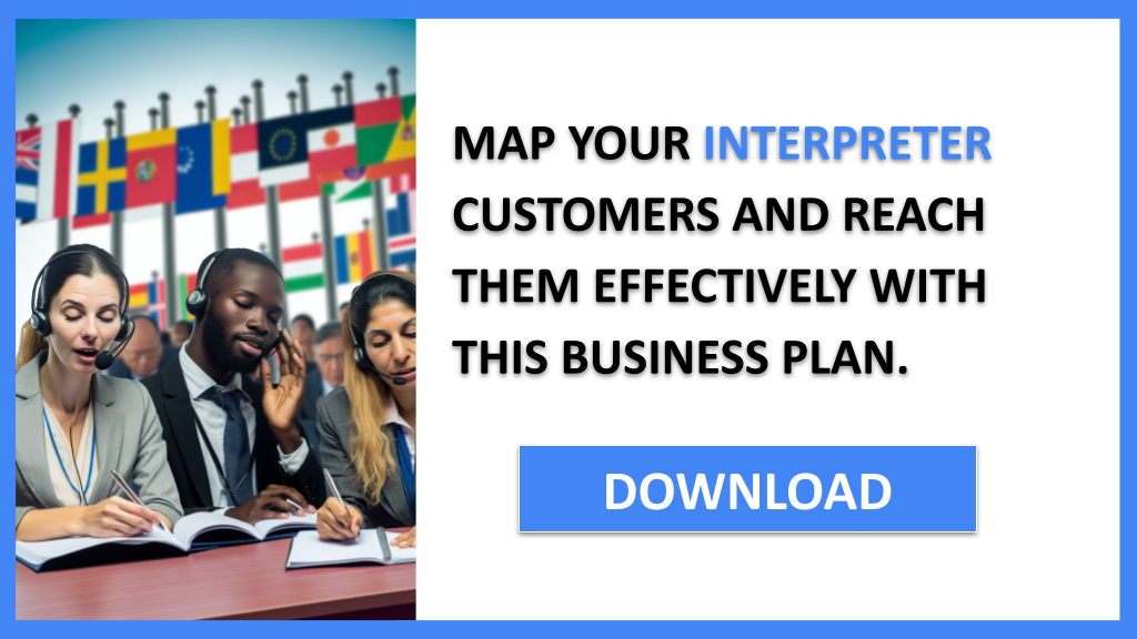 Business Plan Example for Interpreter - Interpreter Customer Segments- CTA3