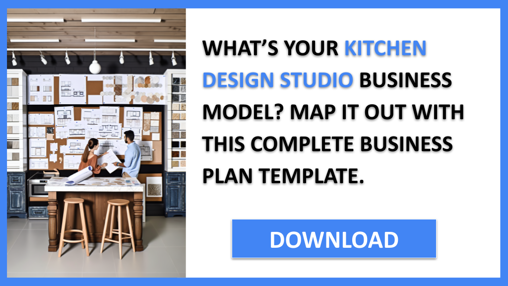 Business Plan Example for Kitchen Design Studio - Kitchen Design Studio Business Model Canvas- CTA1