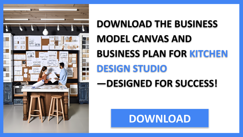 Business Plan Example for Kitchen Design Studio - Kitchen Design Studio Business Model Canvas- CTA2