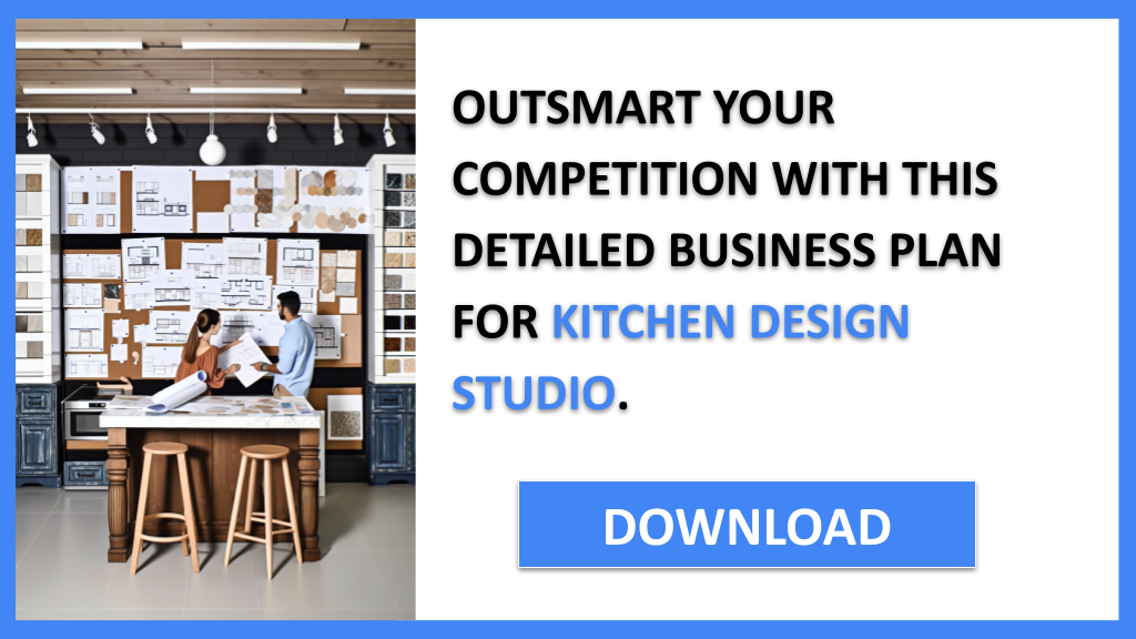 Business Plan Example for Kitchen Design Studio - Kitchen Design Studio Competition Study- CTA3