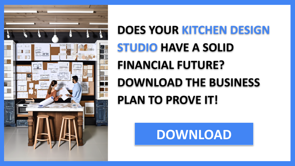 Business Plan Example for Kitchen Design Studio - Kitchen Design Studio Financial Plan- CTA1