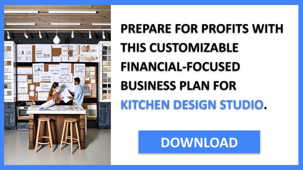 Business Plan Example for Kitchen Design Studio - Kitchen Design Studio Financial Plan- CTA3