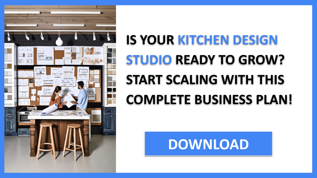 Business Plan Example for Kitchen Design Studio - Kitchen Design Studio Growth Strategy- CTA1