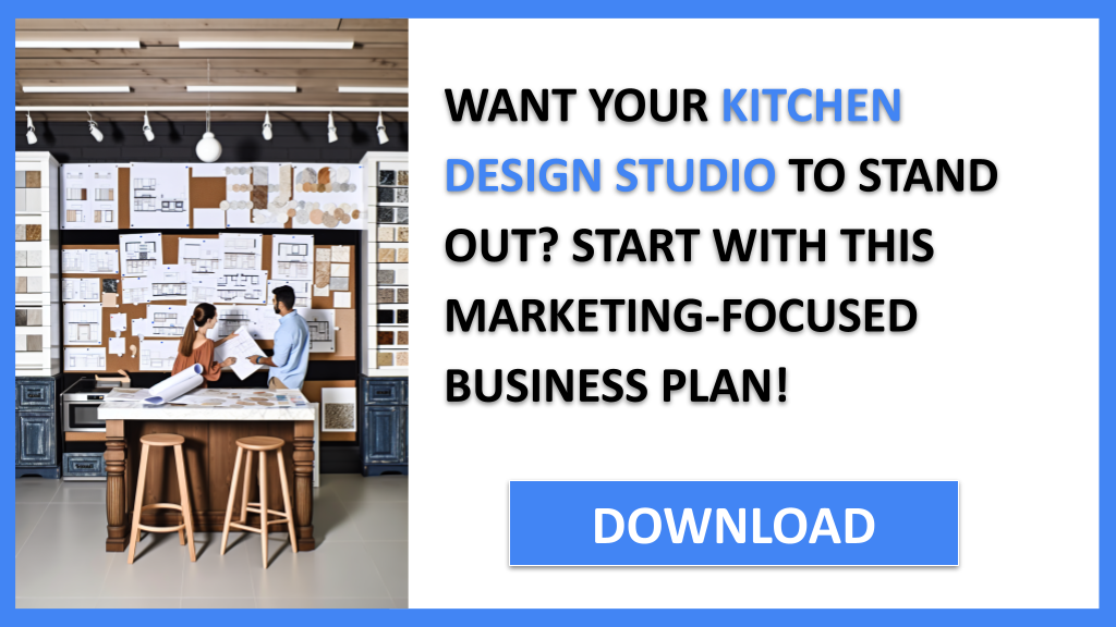 Business Plan Example for Kitchen Design Studio - Kitchen Design Studio Marketing Plan- CTA1