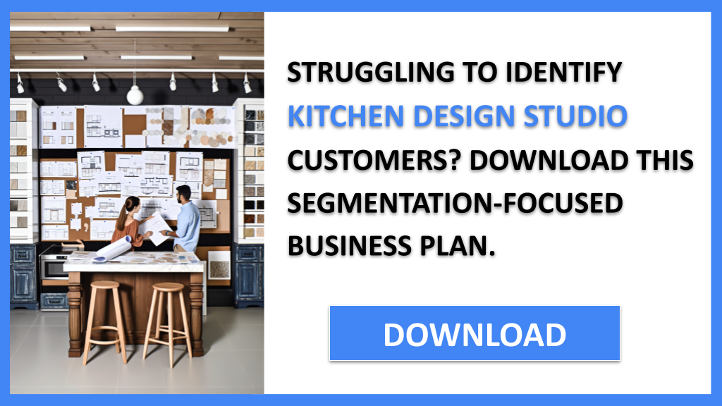Business Plan Example for Kitchen Design Studio - Kitchen Design Studio Customer Segments- CTA1