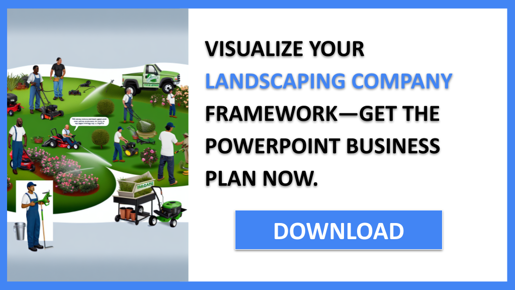 Business Plan Example for Landscaping Company - Landscaping Company Business Model Canvas- CTA3