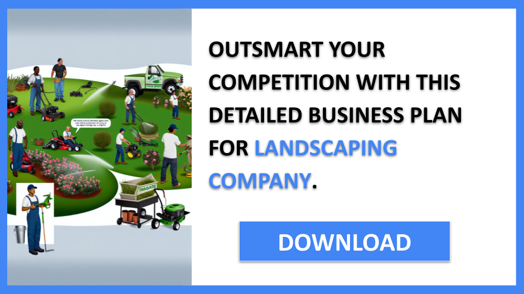 Business Plan Example for Landscaping Company - Landscaping Company Competition Study- CTA3