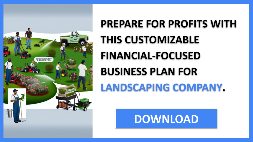 Business Plan Example for Landscaping Company - Landscaping Company Financial Plan- CTA3