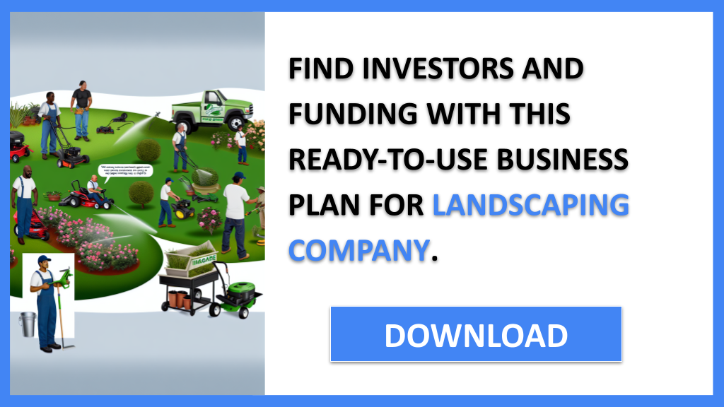 Business Plan Example for Landscaping Company - Landscaping Company Funding Options- CTA3