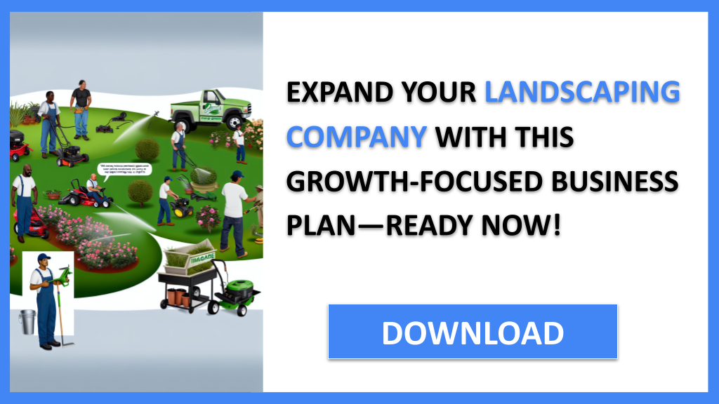 Business Plan Example for Landscaping Company - Landscaping Company Growth Strategy- CTA3