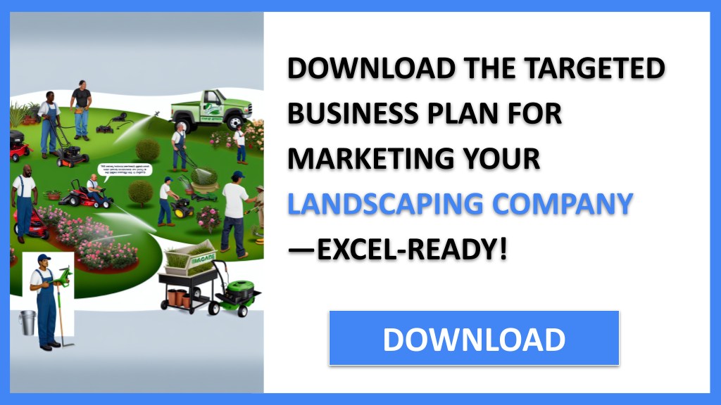 Business Plan Example for Landscaping Company - Landscaping Company Marketing Plan- CTA2