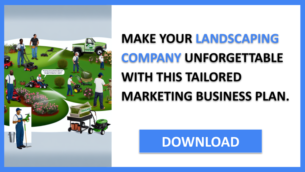 Business Plan Example for Landscaping Company - Landscaping Company Marketing Plan- CTA3