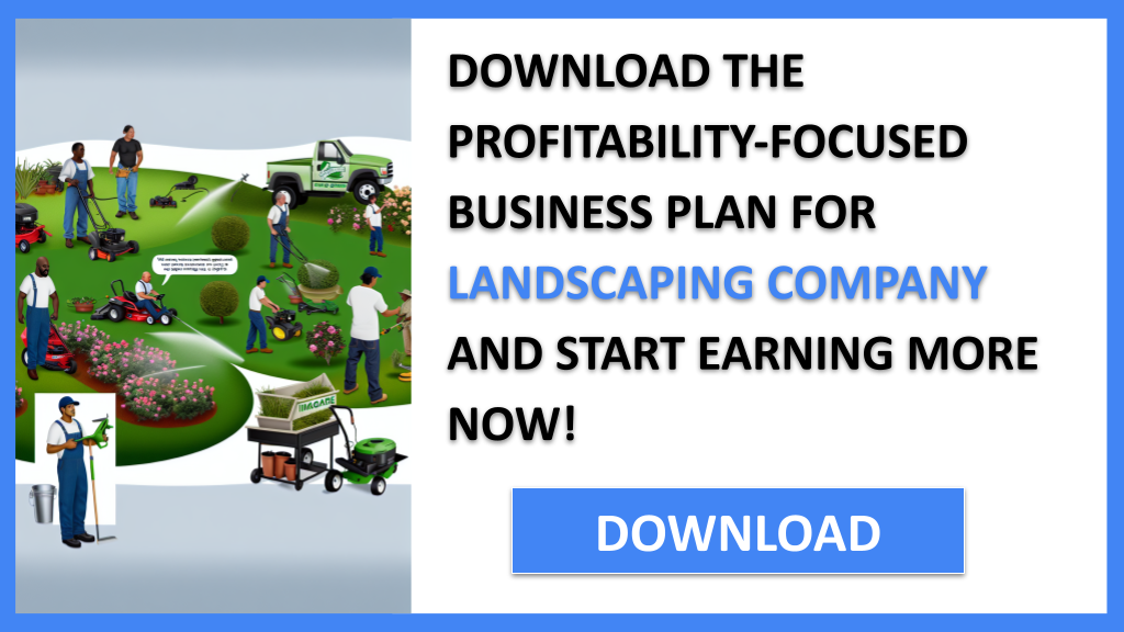 Business Plan Example for Landscaping Company - Landscaping Company Profitability- CTA3