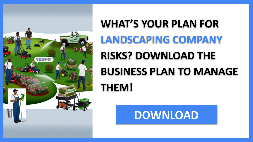 Business Plan Example for Landscaping Company - Landscaping Company Risk Management- CTA1