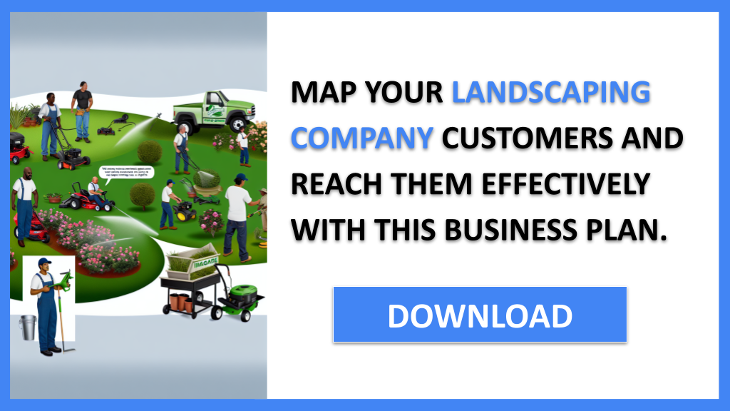 Business Plan Example for Landscaping Company - Landscaping Company Customer Segments- CTA3