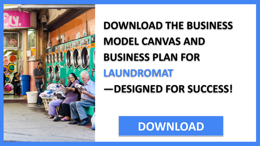 Business Plan Example for Laundromat - Laundromat Business Model Canvas- CTA2