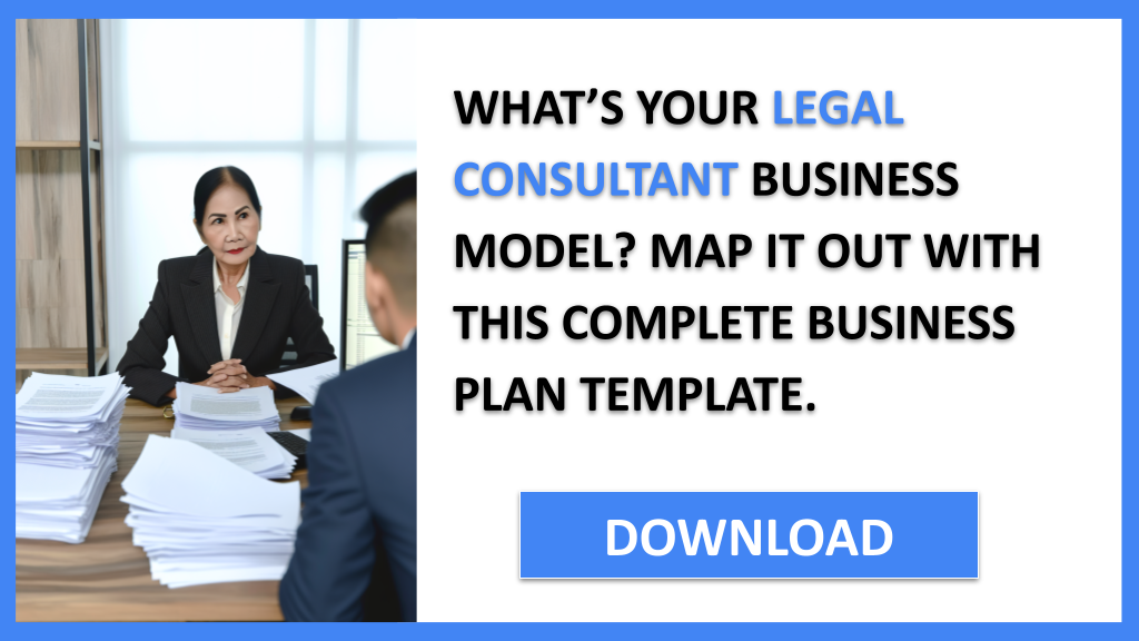 Business Plan Example for Legal Consultant - Legal Consultant Business Model Canvas- CTA1