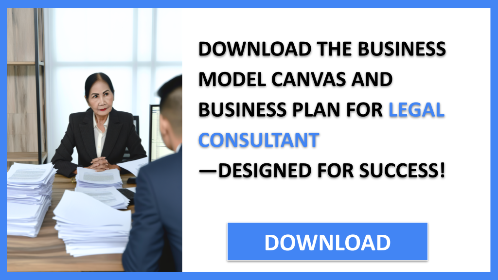 Business Plan Example for Legal Consultant - Legal Consultant Business Model Canvas- CTA2