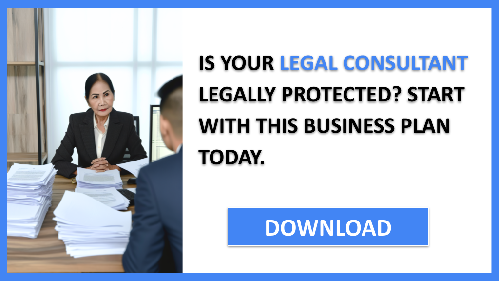 Business Plan Example for Legal Consultant - Legal Consultant Legal Considerations- CTA1