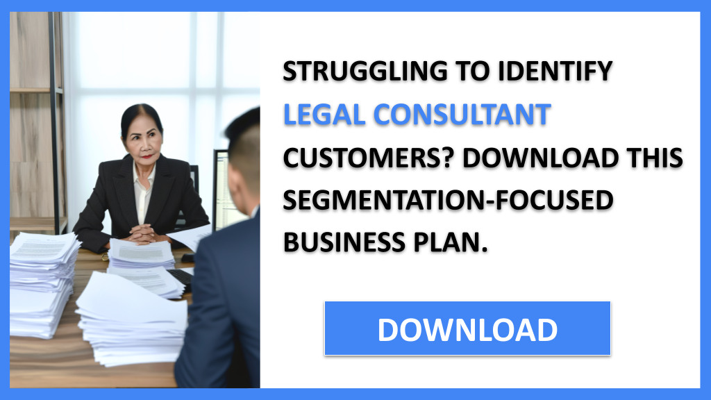 Business Plan Example for Legal Consultant - Legal Consultant Customer Segments- CTA1
