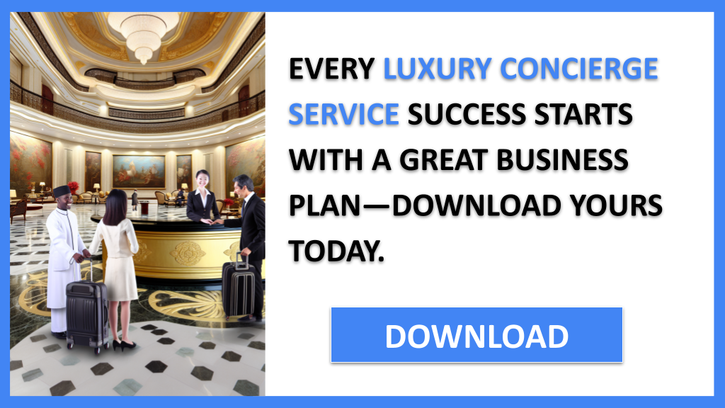 Business Plan Example for Luxury Concierge Service - Luxury Concierge Service Business Plan- CTA1