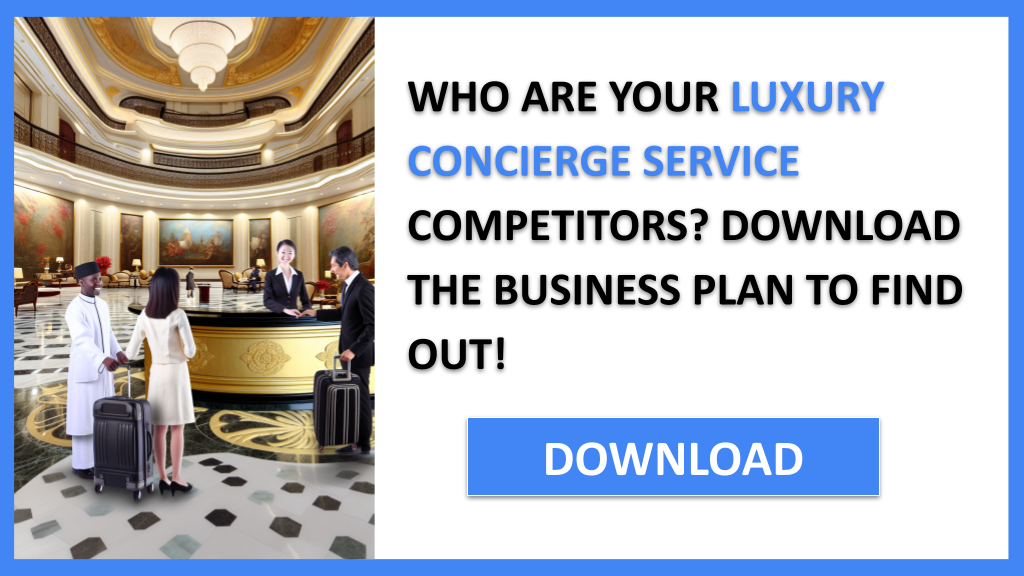 Business Plan Example for Luxury Concierge Service - Luxury Concierge Service Competition Study- CTA1