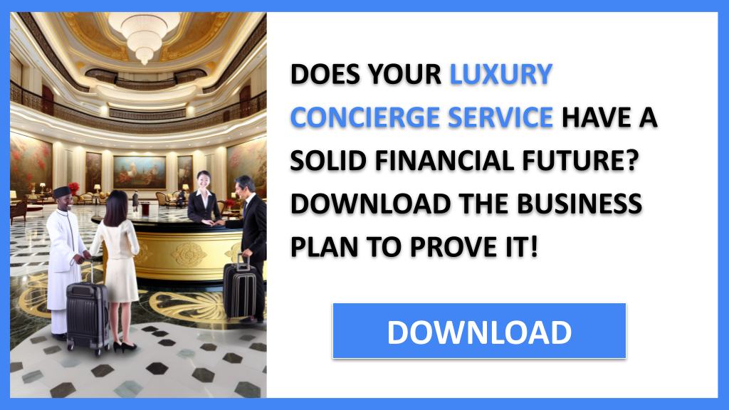 Business Plan Example for Luxury Concierge Service - Luxury Concierge Service Financial Plan- CTA1