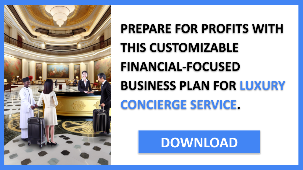 Business Plan Example for Luxury Concierge Service - Luxury Concierge Service Financial Plan- CTA3