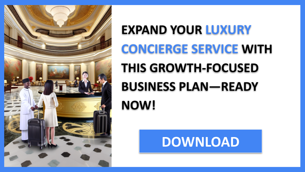 Business Plan Example for Luxury Concierge Service - Luxury Concierge Service Growth Strategy- CTA3