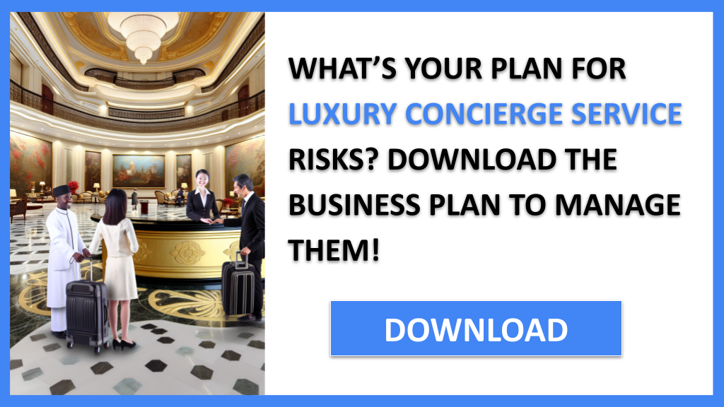 Business Plan Example for Luxury Concierge Service - Luxury Concierge Service Risk Management- CTA1