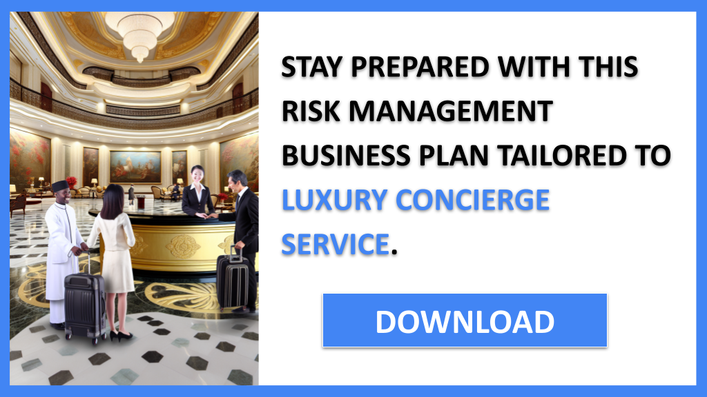 Business Plan Example for Luxury Concierge Service - Luxury Concierge Service Risk Management- CTA3