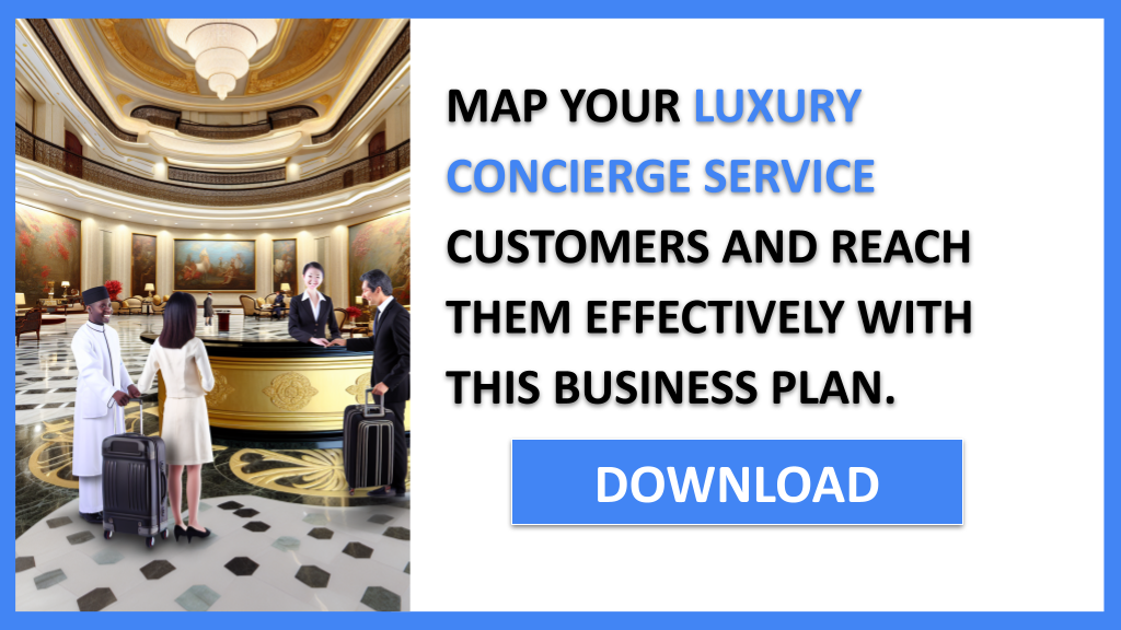 Business Plan Example for Luxury Concierge Service - Luxury Concierge Service Customer Segments- CTA3
