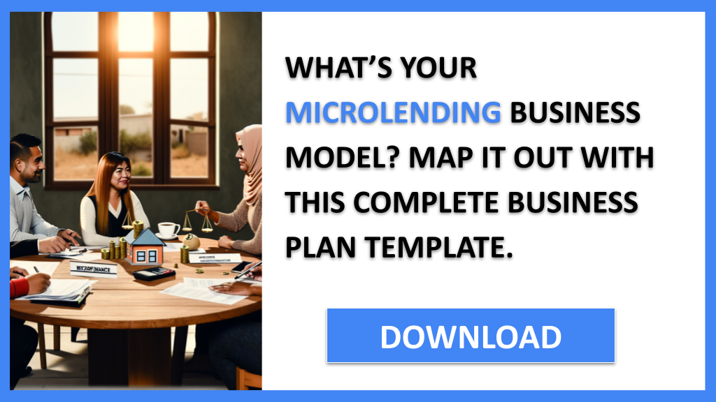 Business Plan Example for Microlending - Microlending Business Model Canvas- CTA1