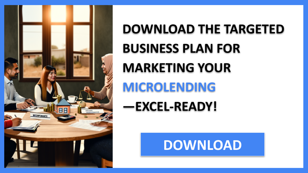 Business Plan Example for Microlending - Microlending Marketing Plan- CTA2