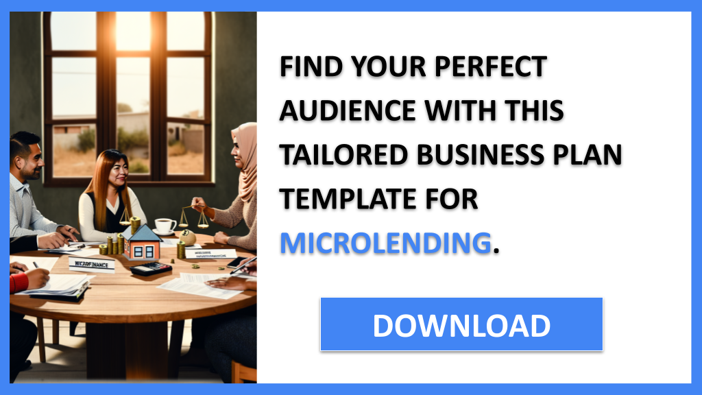 Business Plan Example for Microlending - Microlending Customer Segments- CTA2