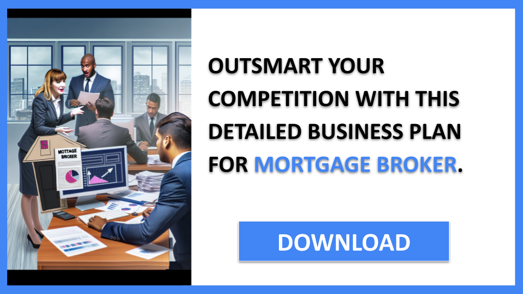 Business Plan Example for Mortgage Broker - Mortgage Broker Competition Study- CTA3