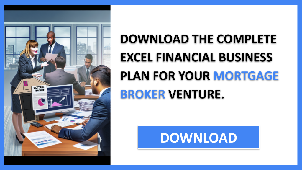 Business Plan Example for Mortgage Broker - Mortgage Broker Financial Plan- CTA2