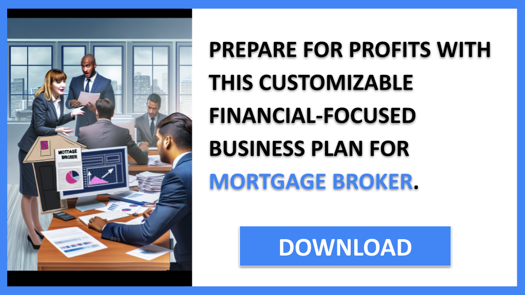 Business Plan Example for Mortgage Broker - Mortgage Broker Financial Plan- CTA3