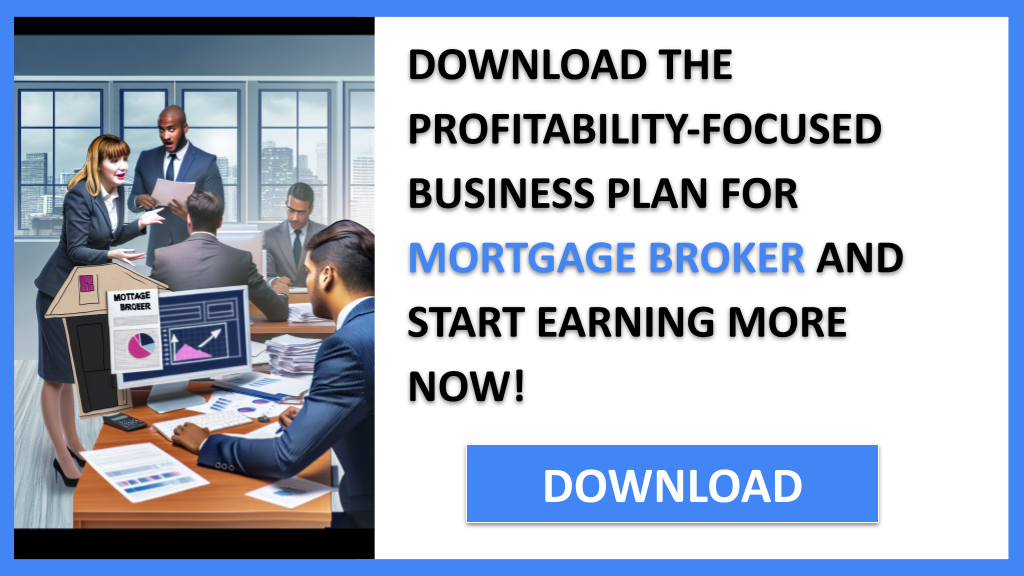 Business Plan Example for Mortgage Broker - Mortgage Broker Profitability- CTA3