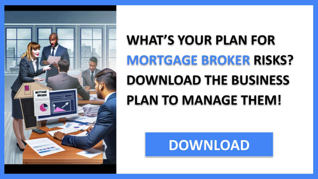 Business Plan Example for Mortgage Broker - Mortgage Broker Risk Management- CTA1