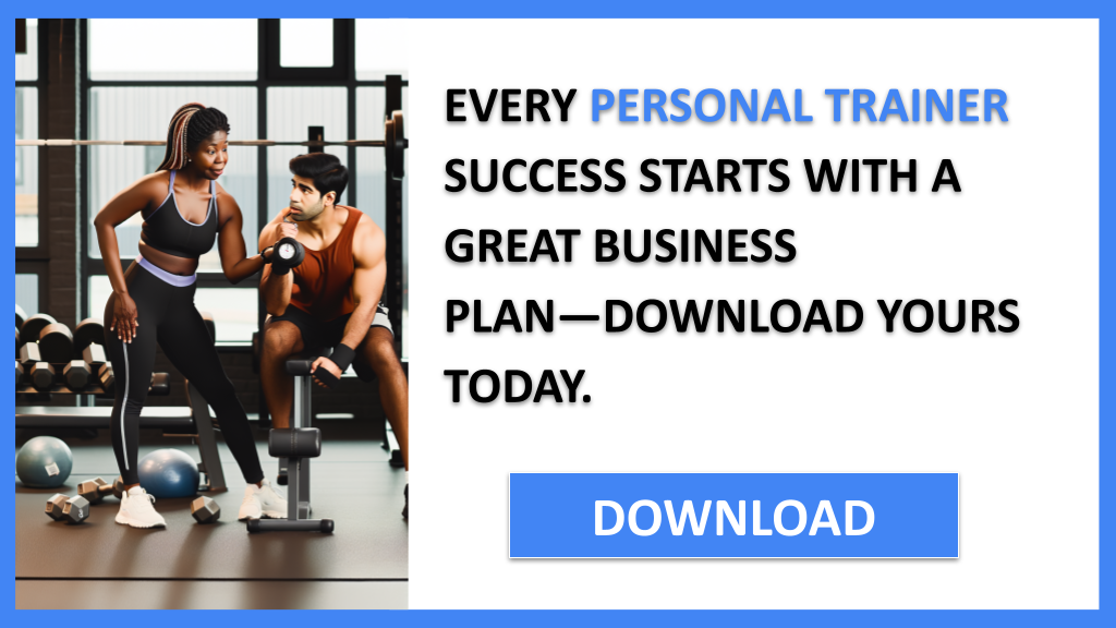Business Plan Example for Personal Trainer - Personal Trainer Business Plan- CTA1