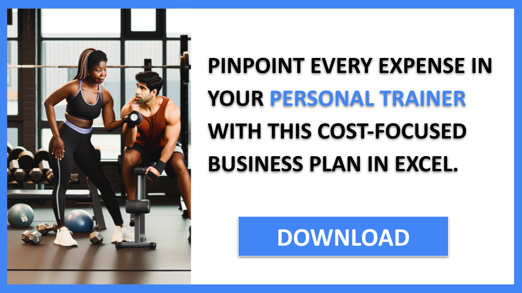 Business Plan Example for Personal Trainer - Personal Trainer Costs- CTA2