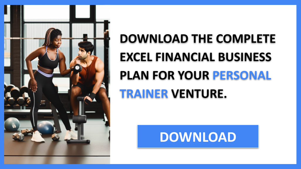 Business Plan Example for Personal Trainer - Personal Trainer Financial Plan- CTA2