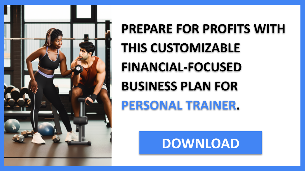Business Plan Example for Personal Trainer - Personal Trainer Financial Plan- CTA3