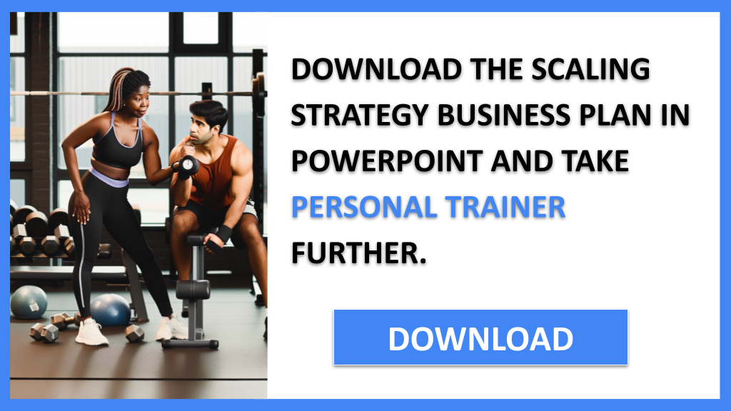 Business Plan Example for Personal Trainer - Personal Trainer Growth Strategy- CTA2