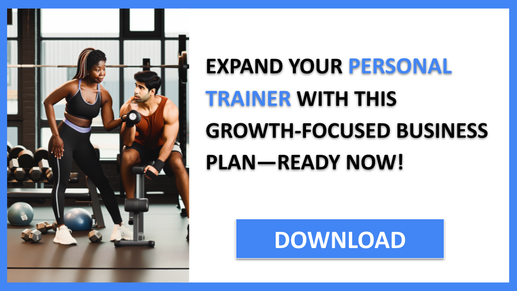 Business Plan Example for Personal Trainer - Personal Trainer Growth Strategy- CTA3